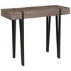 KONSOLENTISCH dunkler Holzfarbton Adena - Dunkelbraun/Schwarz, Holzwerkstoff (40/100/81cm) - Beliani