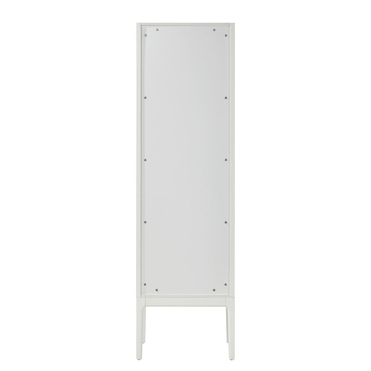 VITRINENSCHRANK - Weiß - Weiß, Holz/Holzwerkstoff (55/190/40cm) - home24