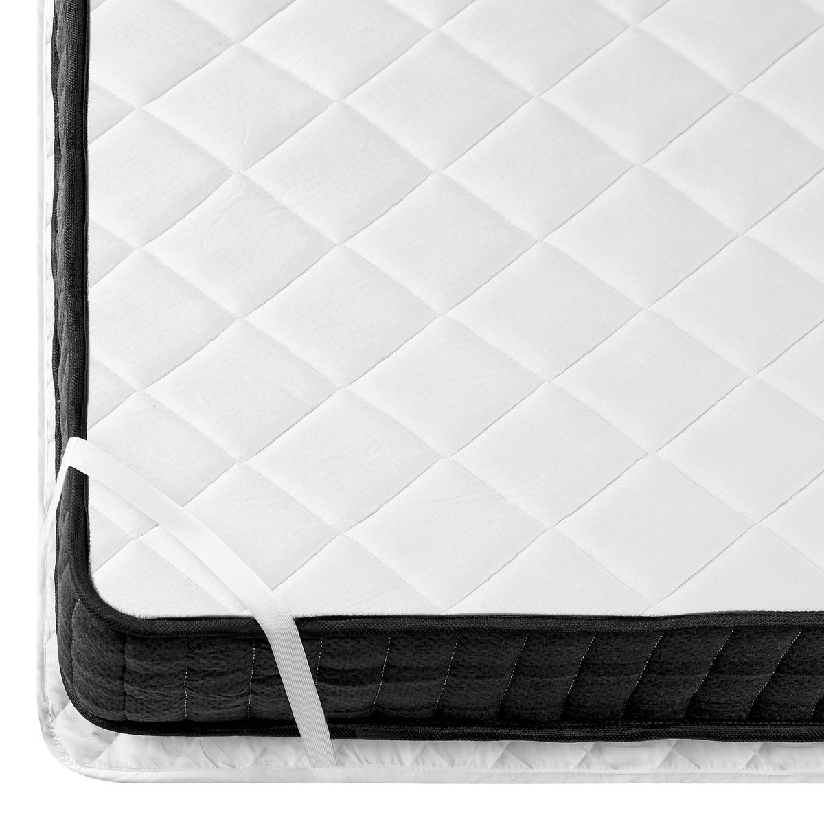 MATRATZENTOPPER 140 x 200 cm Almanzor - Weiß, Naturmaterialien (140/200cm) - Beliani
