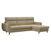 ECKSOFA Torro Mini, Seite: Rechts - Beige, Holz/Textil (258/168cm) - MIRJAN24
