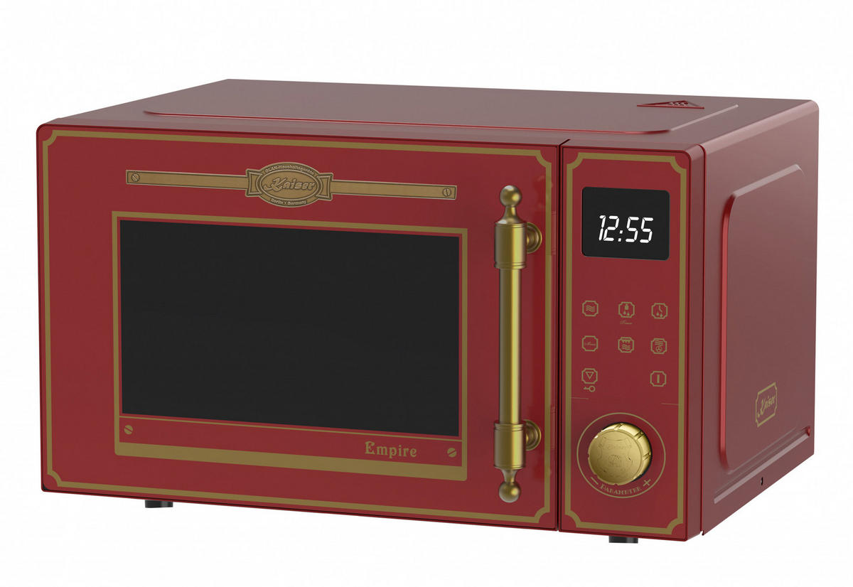 MIKROWELLE M 2530 RotEm, 25L, Rot, 25 Funktionen - Rot, Metall (51/30.3/41cm) - Kaiser Küchengeräte