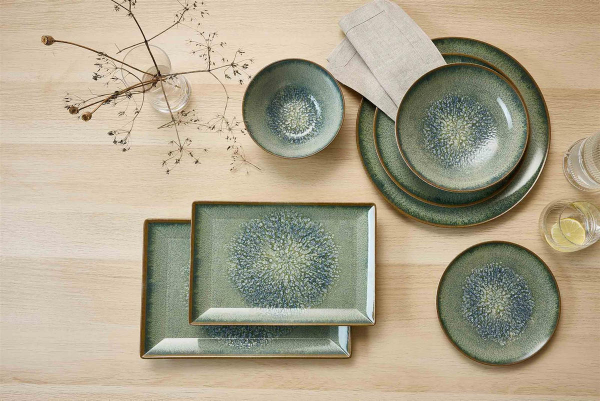 EINSTEIGER-SET Verde grün 16er Set - Grün, Keramik (2/2/2cm) - Ritzenhoff Breker