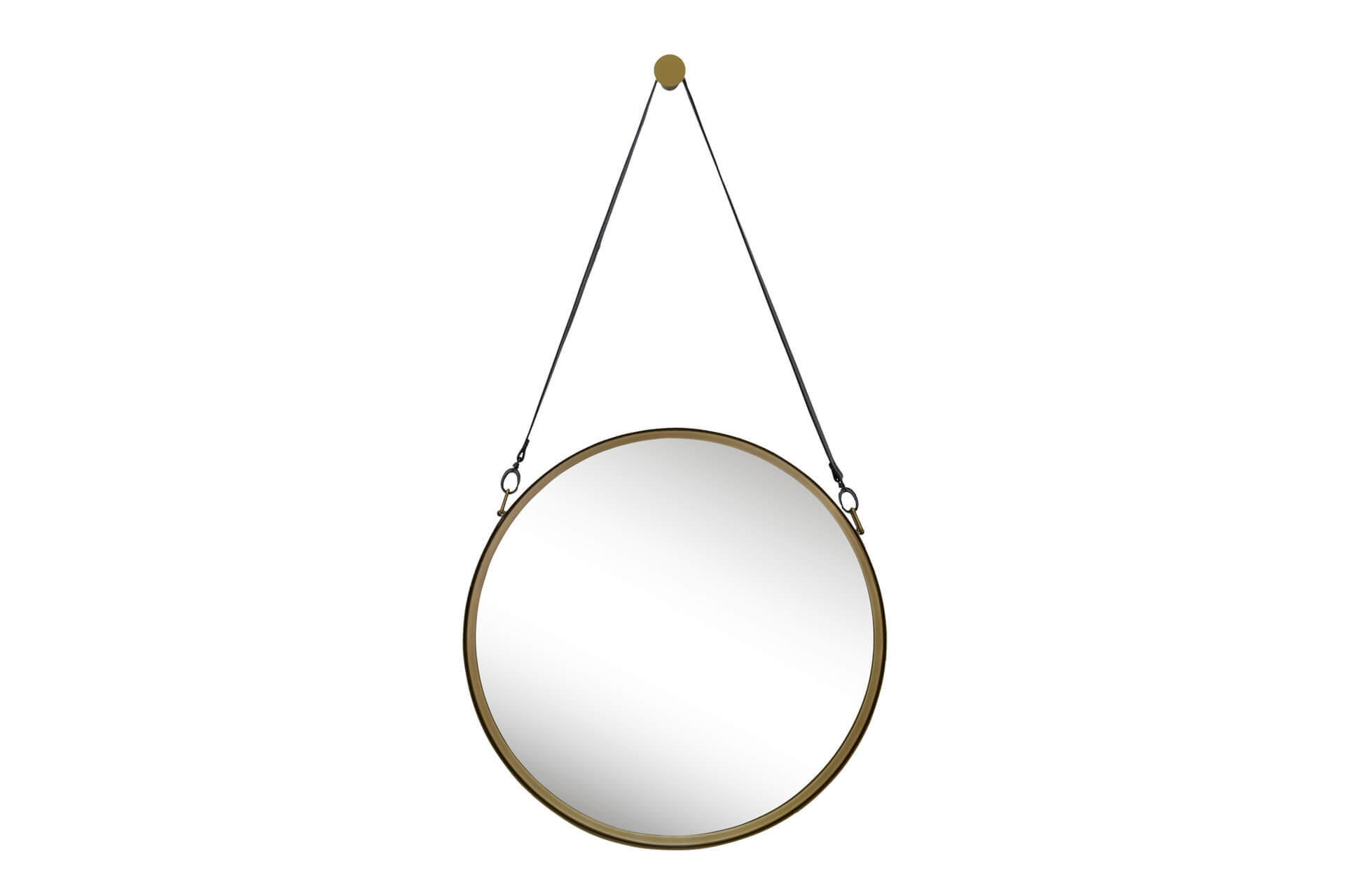 Kunstloft Wandspiegel Gold 5.21x110.5x6 cm