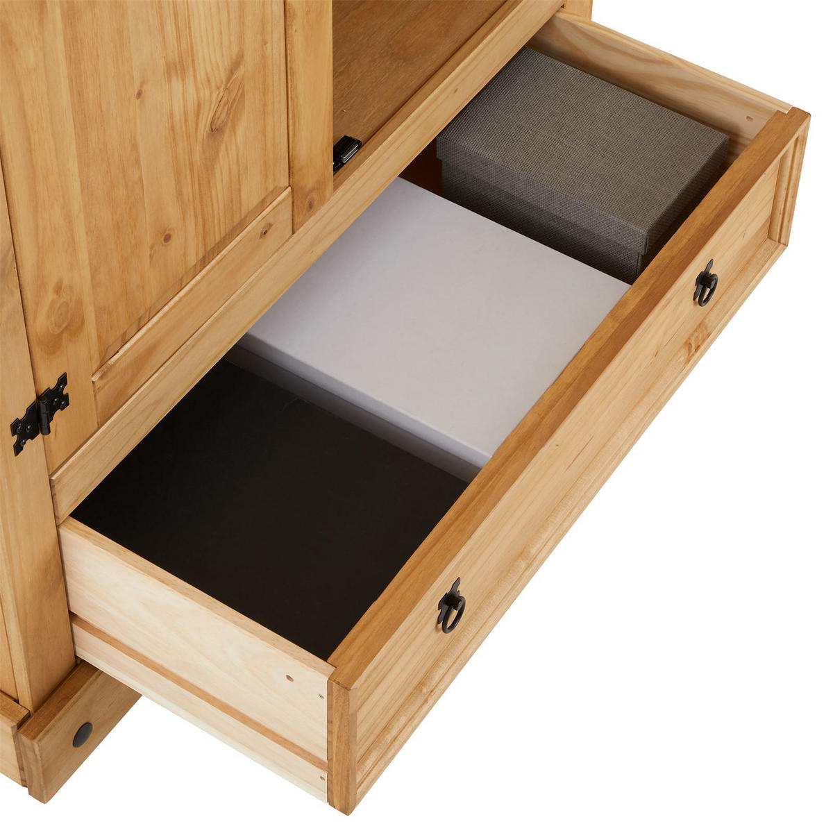 KLEIDERSCHRANK SALSA - Naturfarben, Holz (103/188/57cm) - CARO-Möbel