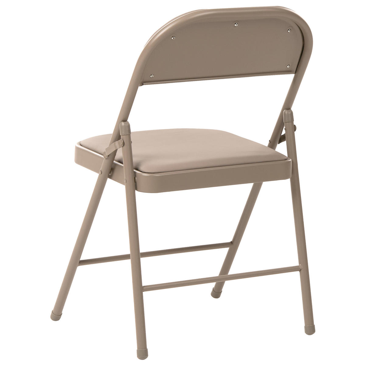 SKLÁDACÍ ŽIDLE sada 4 ks Kov Béžová Shasta - béžová, kov (45/77/47cm) - Beliani