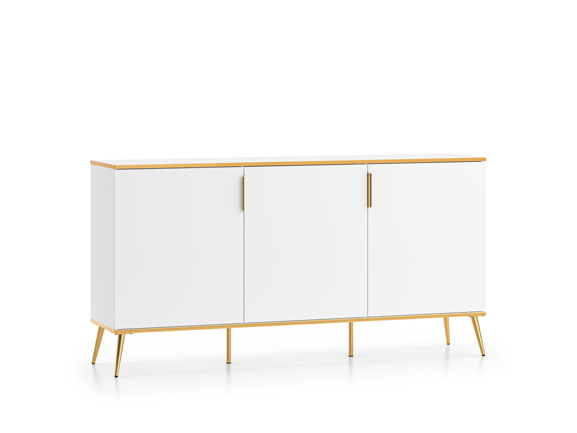 SIDEBOARD VITERBO Weiß 170x40x88 cm - Weiß, Holzwerkstoff (170/88/40cm) - FURNLUX