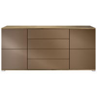 SIDEBOARD Rova Bronze Optik - Bronzefarben, Holzwerkstoff (166.5/75.5/35cm) - Vladon