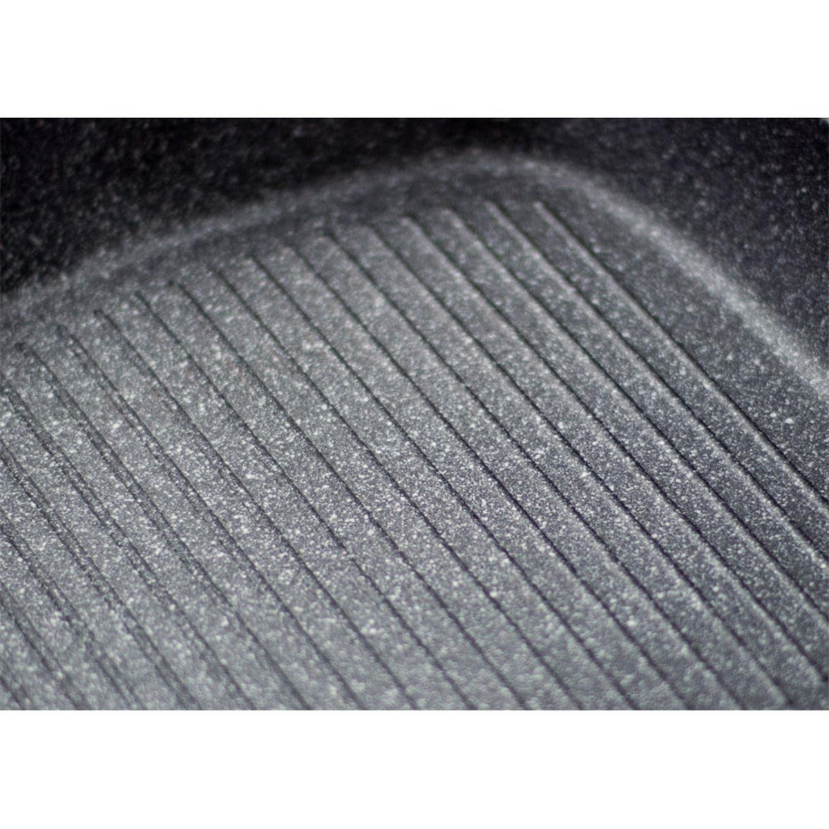 GRILLPFANNE Schwarz 28/28/4.1 cm BH1846 - Schwarz, Metall (28cm) - Berlinger Haus