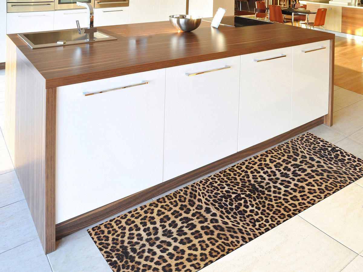 VINYL-KÜCHENTEPPICH Gelb Ricci 52/100 cm - Gelb, Kunststoff/Textil (52/100cm) - Atticgo