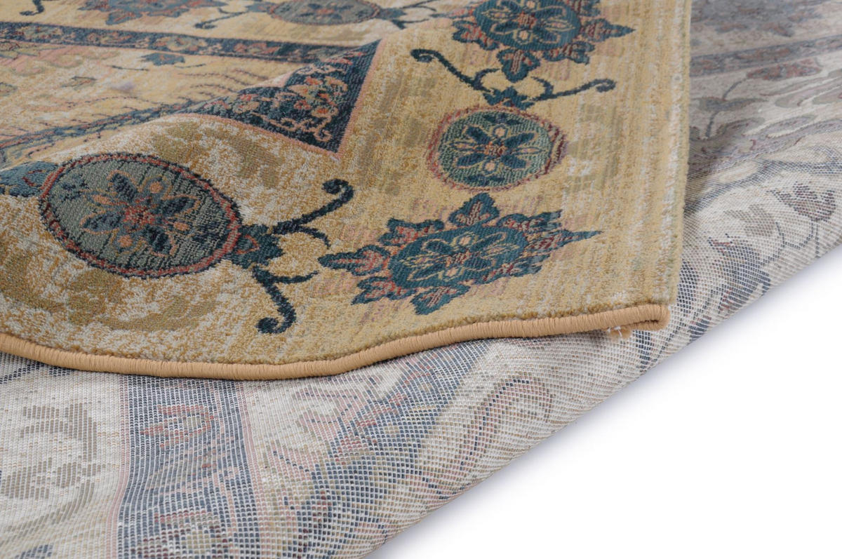 WEBTEPPICH Gabiro 3070 60x90 cm - Beige, Textil (60/90cm) - THEKO