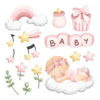 WANDAUFKLEBER 130x185cm - Kinderdekorationen für - Multicolor, Kunststoff (130/185/0.1cm) - Wallfluent