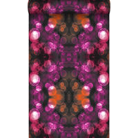 TAPETE Kaleidoskopmuster 53 cm x 10.05 m - Pink, Papier (53/1000cm) - Origin Wallcoverings