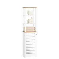 HOCHSCHRANK Weiß - Weiß, Holzwerkstoff (60/160/30cm) - SoBuy