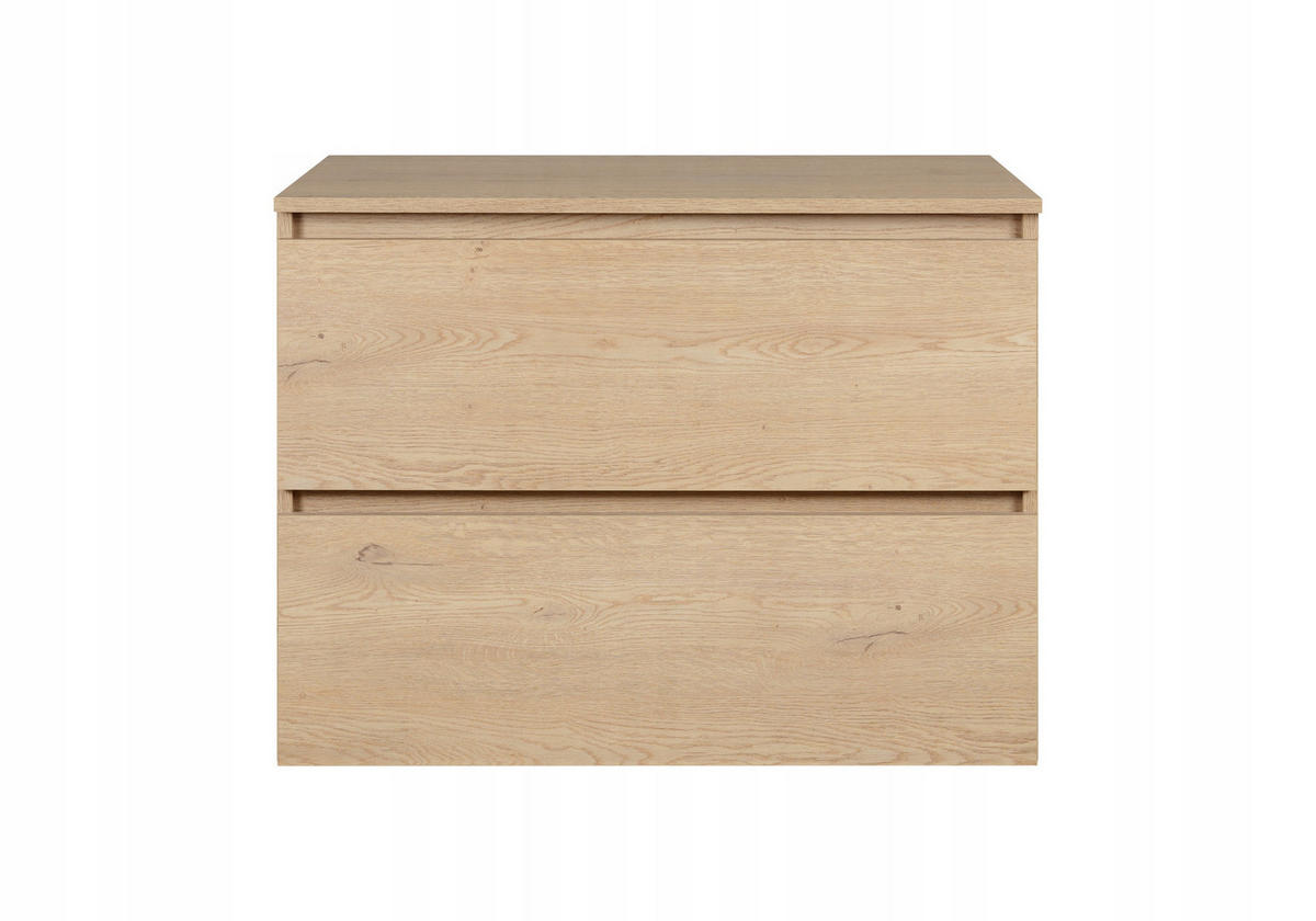 WASCHBECKUNTERSCHRANK SIMPLE 80cm mit Arbeitsplatte Eichen Craft - Eiche Artisan, Holz (80/62/46cm) - Rodan