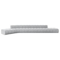 ECKSOFA modulares Sofa Solven-L3 - 562x174x70 cm Grau - Grau, Holzwerkstoff/Textil (562/174cm) - ALTDECOR