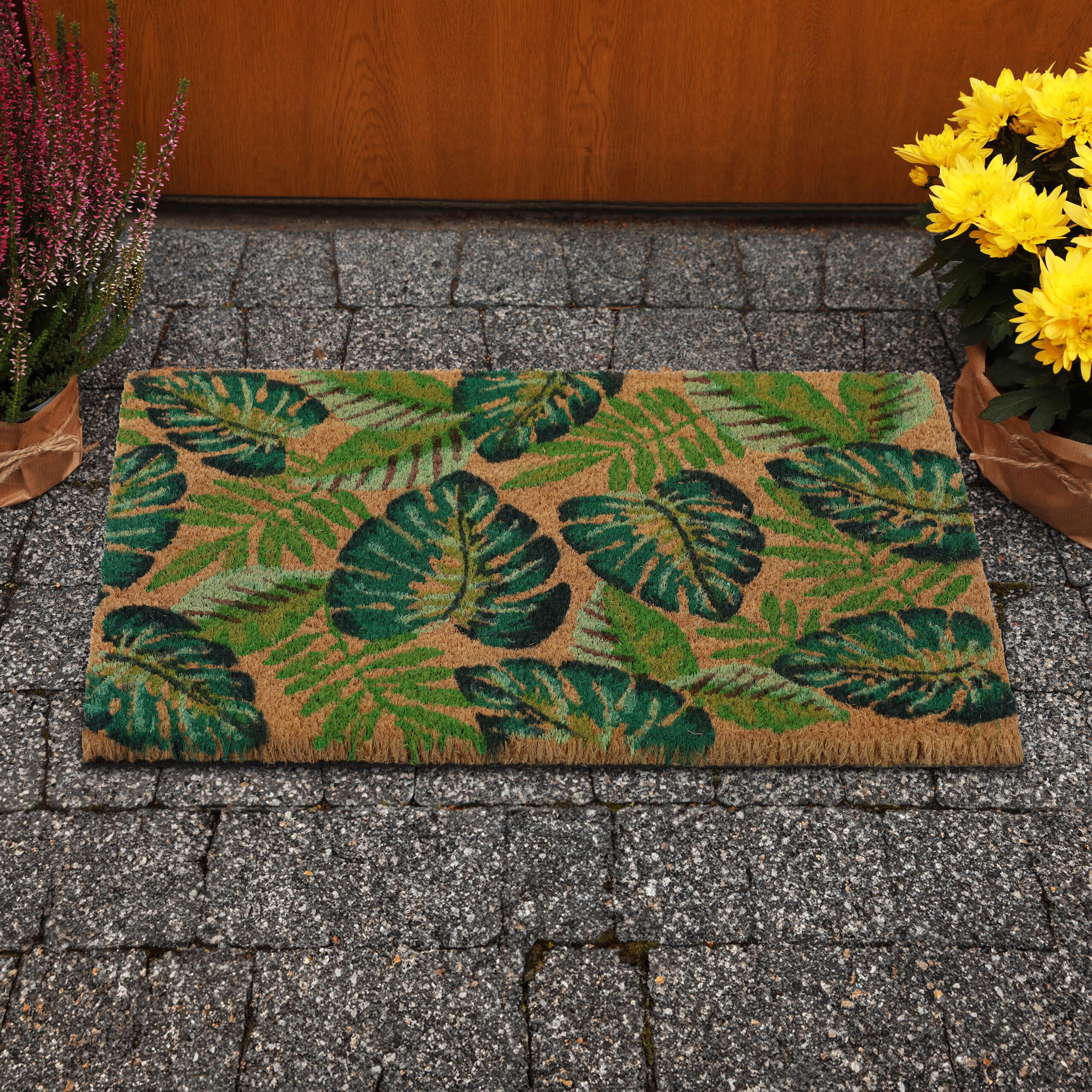 FUSSMATTE - Multicolor, Kunststoff/Textil (60/40cm) - Relaxdays