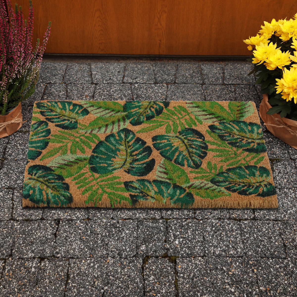 FUSSMATTE - Multicolor, Kunststoff/Textil (60/40cm) - Relaxdays