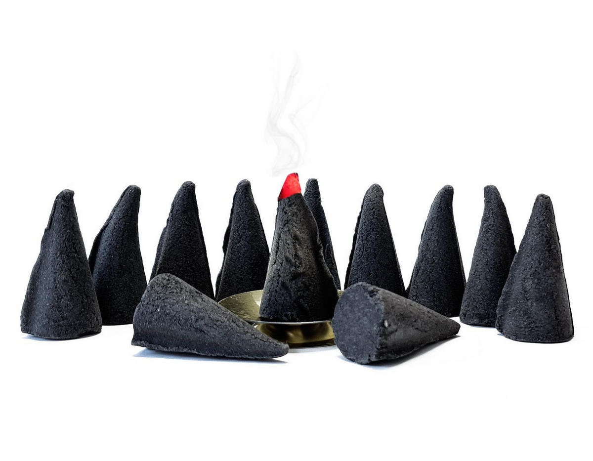 RÄUCHERKERZEN Sparset Weihrauch-Riesen, Glimmschale, Opas Beste Weihrauch - Multicolor, Metall (6.5/2.3/12.5cm)