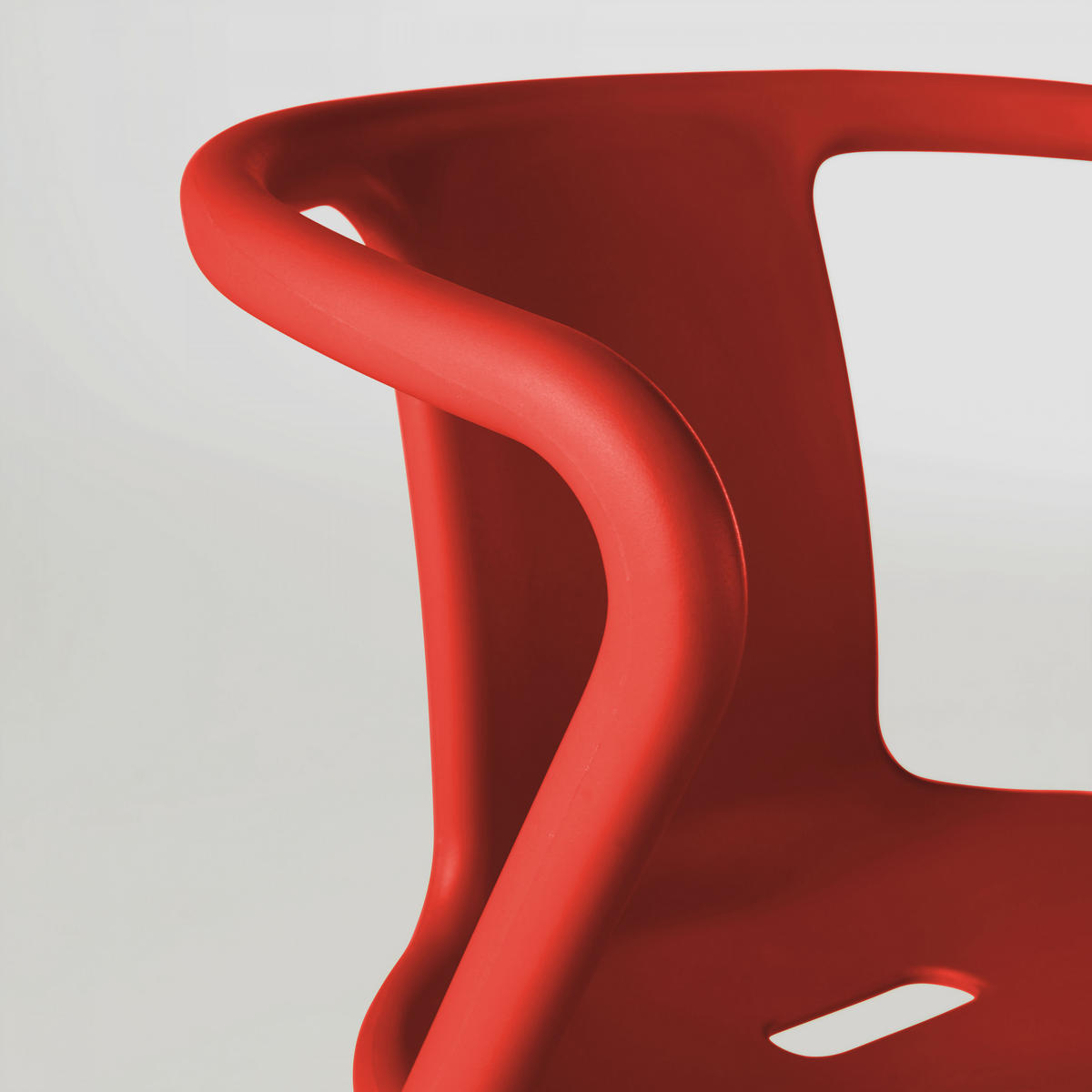 GARTENSTUHL, Rot - Rot, Kunststoff (60/80/60cm) - Oviala