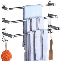 HANDTUCHSTANGE , 40 cm - Silberfarben, Metall (29.5/12.5/40cm) - BELZ