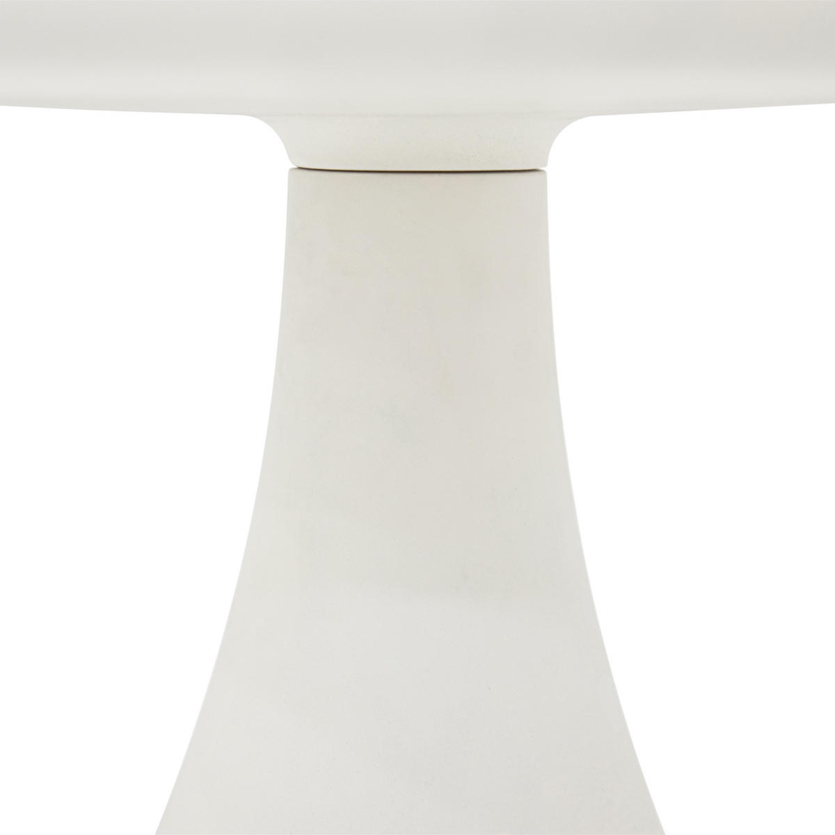 COUCHTISCH CORDOBA 60/60/50 cm Beton, Weiß rund - Weiß, Naturmaterialien (60/60/50cm) - Elementi