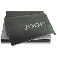 WOHNDECKEN MELANGE-DOUBLEFACE AGAVE-GRAPHIT - Grün, Textil (150/200cm) - Joop!