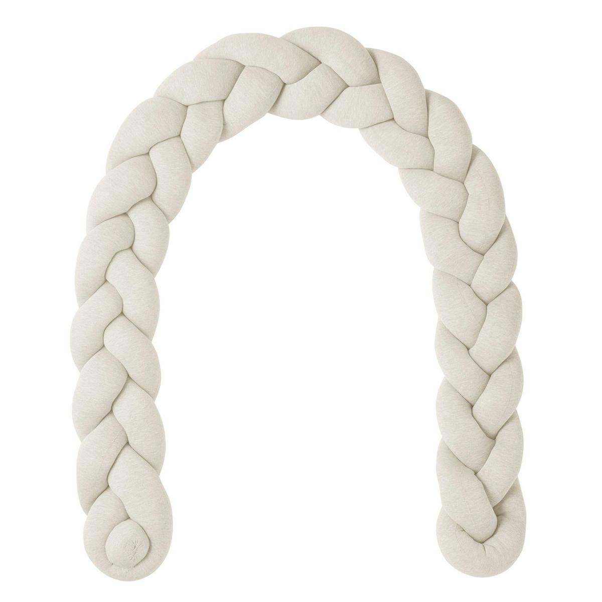 BETTSCHLANGE geflochten Natur Jersey - Naturfarben, Textil (16/200cm) - nordic coast company