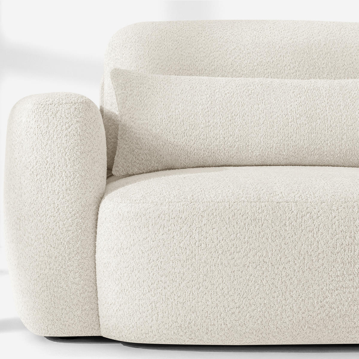 SESSEL ELOSA - Weiß, Holz/Textil (145/85/115cm) - KONSIMO®