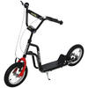 KINDERROLLER, Schwarz/Blau, Stahl+ Aluminium - Schwarz, Metall (120/58/80cm) - HOMCOM