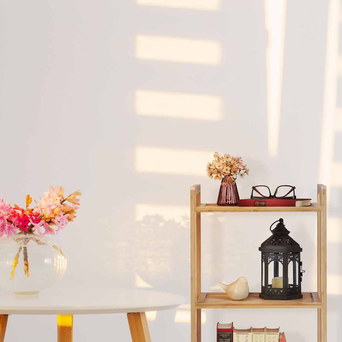 BAMBUSREGAL - Hellbraun, Holz (40/70/30cm) - Relaxdays