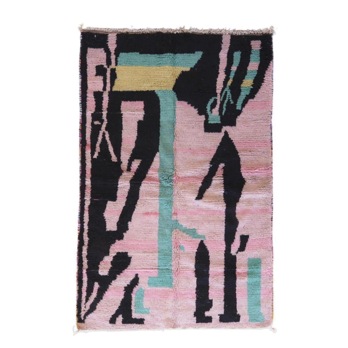 BERBERTEPPICH aus reiner Wolle 159x 251 cm - Multicolor, Naturmaterialien (159/251cm) - AFK Living