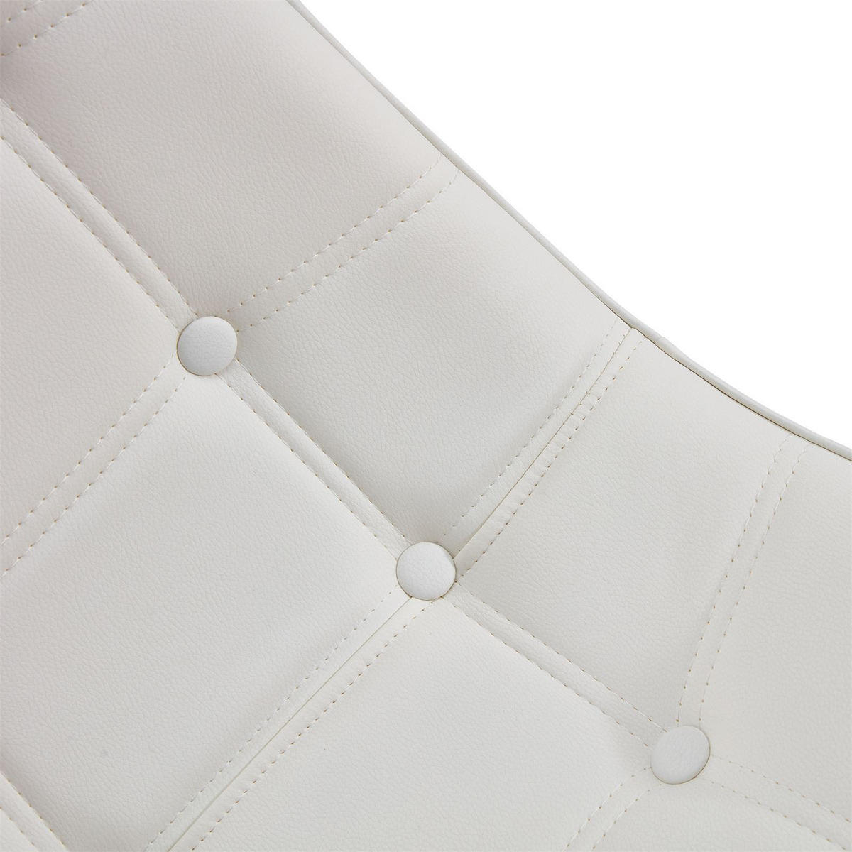 ESSZIMMERSTUHL ALVARO 4ER-SET - Weiß, Textil (47/84/51cm) - IDIMEX