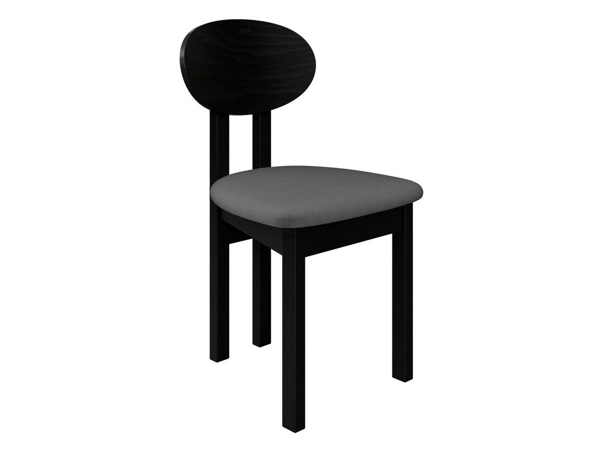 ESSZIMMERSTUHL Divo III - Schwarz/Grau, Holz/Textil (47/85/48cm) - MIRJAN24