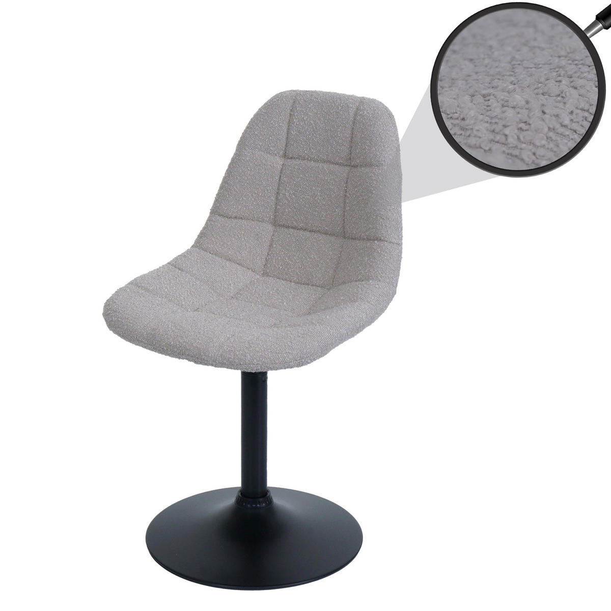 ESSZIMMERSTUHL taupe - Taupe, Textil (47/83/43cm) - MCW