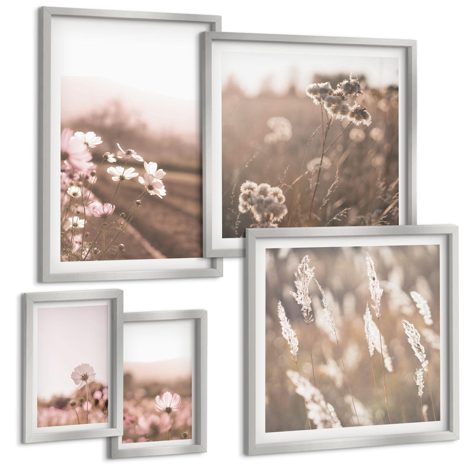 Tulup Bilder Silber 40x60 cm