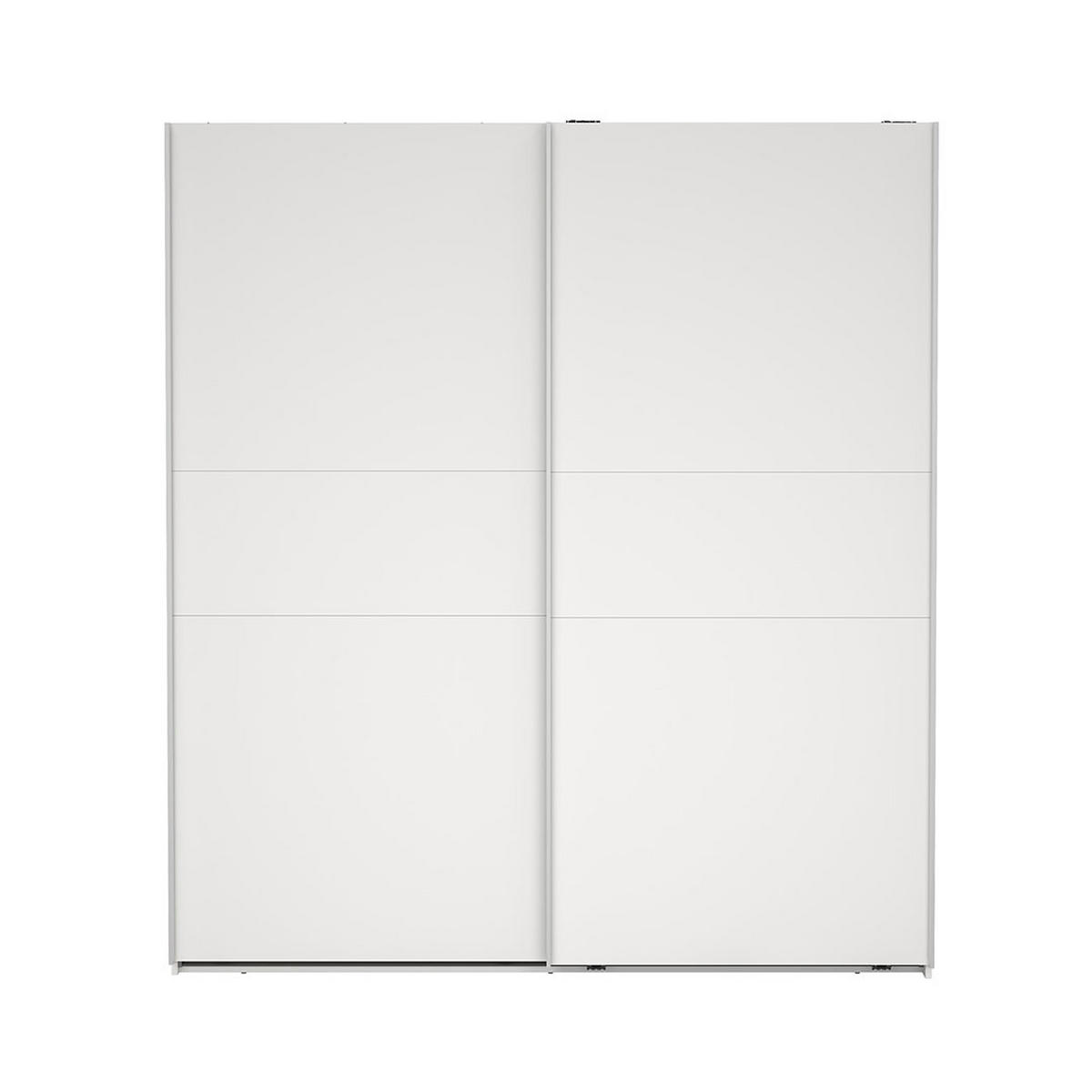 SCHIEBETÜRENSCHRANK, Como, Weiß, Holzwerkstoff, 179 x 67 x 201 cm - Weiß, Holzwerkstoff (179/201/67cm) - ebuy24