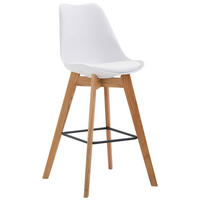 BARHOCKER 2er Set Meta Kunststoff natura weiß - Weiß, Holz/Kunststoff (48/112/56cm) - TPFLiving