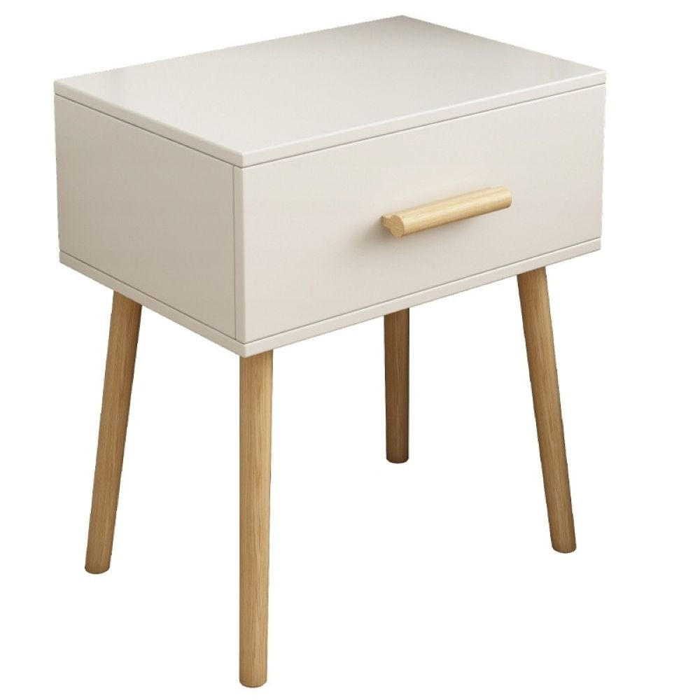 NACHTTISCH, weiß 45/30/54.5 cm - Weiß, Holzwerkstoff (52/10.5/34cm)