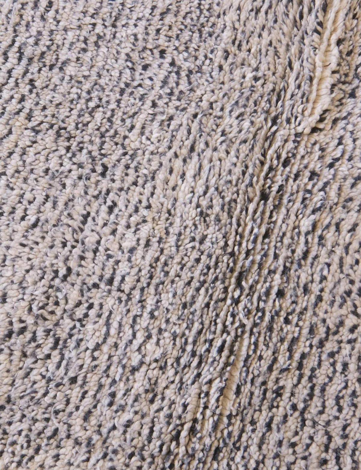 BERBERTEPPICH aus reiner Wolle 112x 133 cm - Weiß, Naturmaterialien (112/133cm) - AFK Living