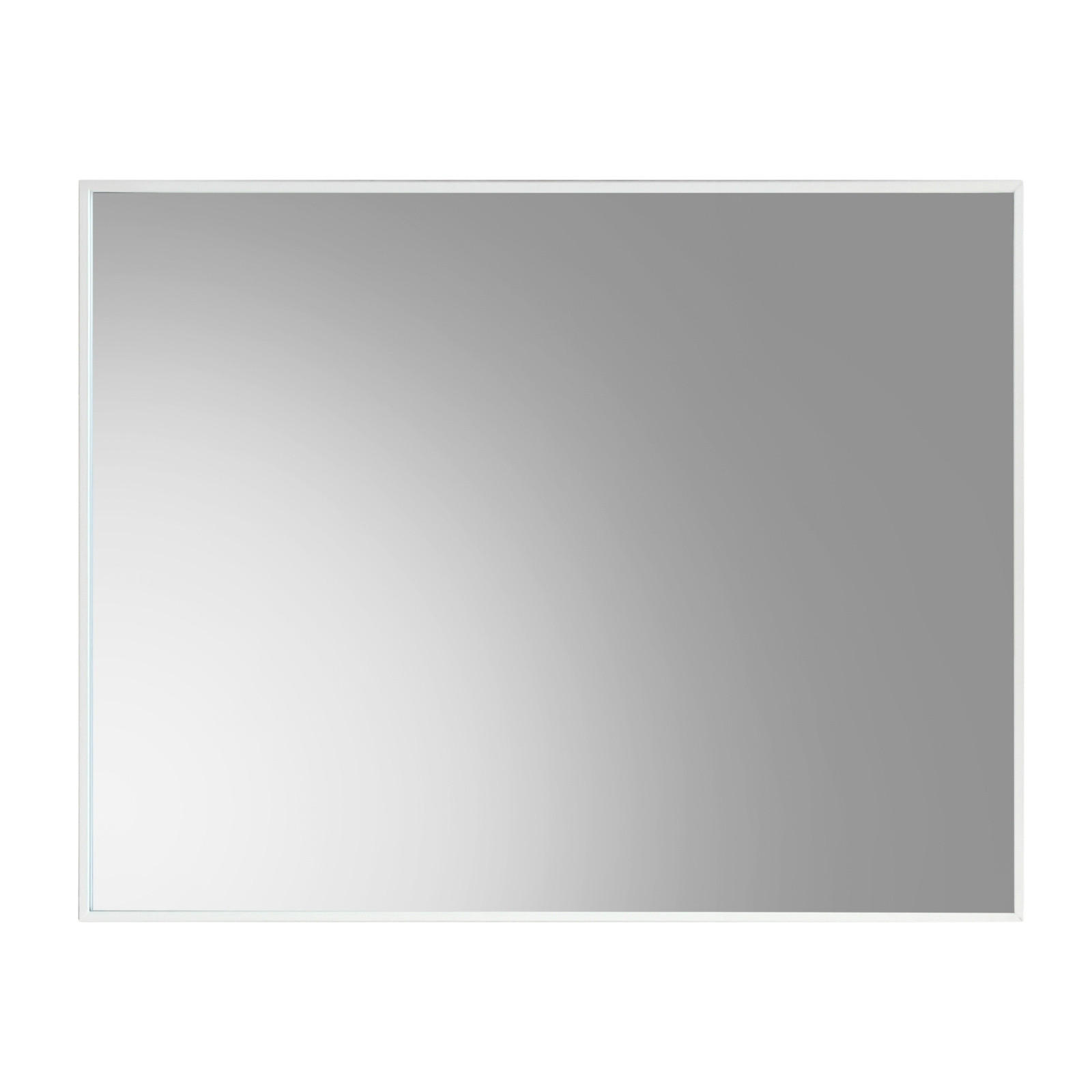 WANDSPIEGEL Skarp 60 x 80 cm - Weiß, Glas (80/60/3cm) - EDAXO