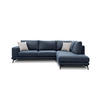 ECKSOFA MEDIOLANE 5-Sitzer, dunkelblau - Dunkelblau, Holzwerkstoff/Textil (282/219cm) - Courtois Laville