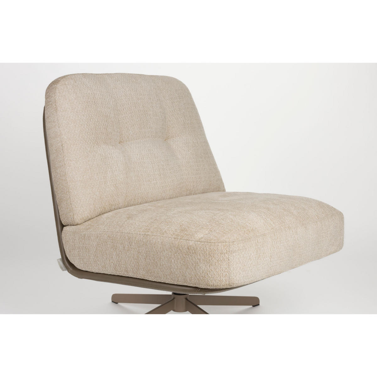 SESSEL Benjamin - Beige, Kunststoff (77/87/86cm) - Zuiver