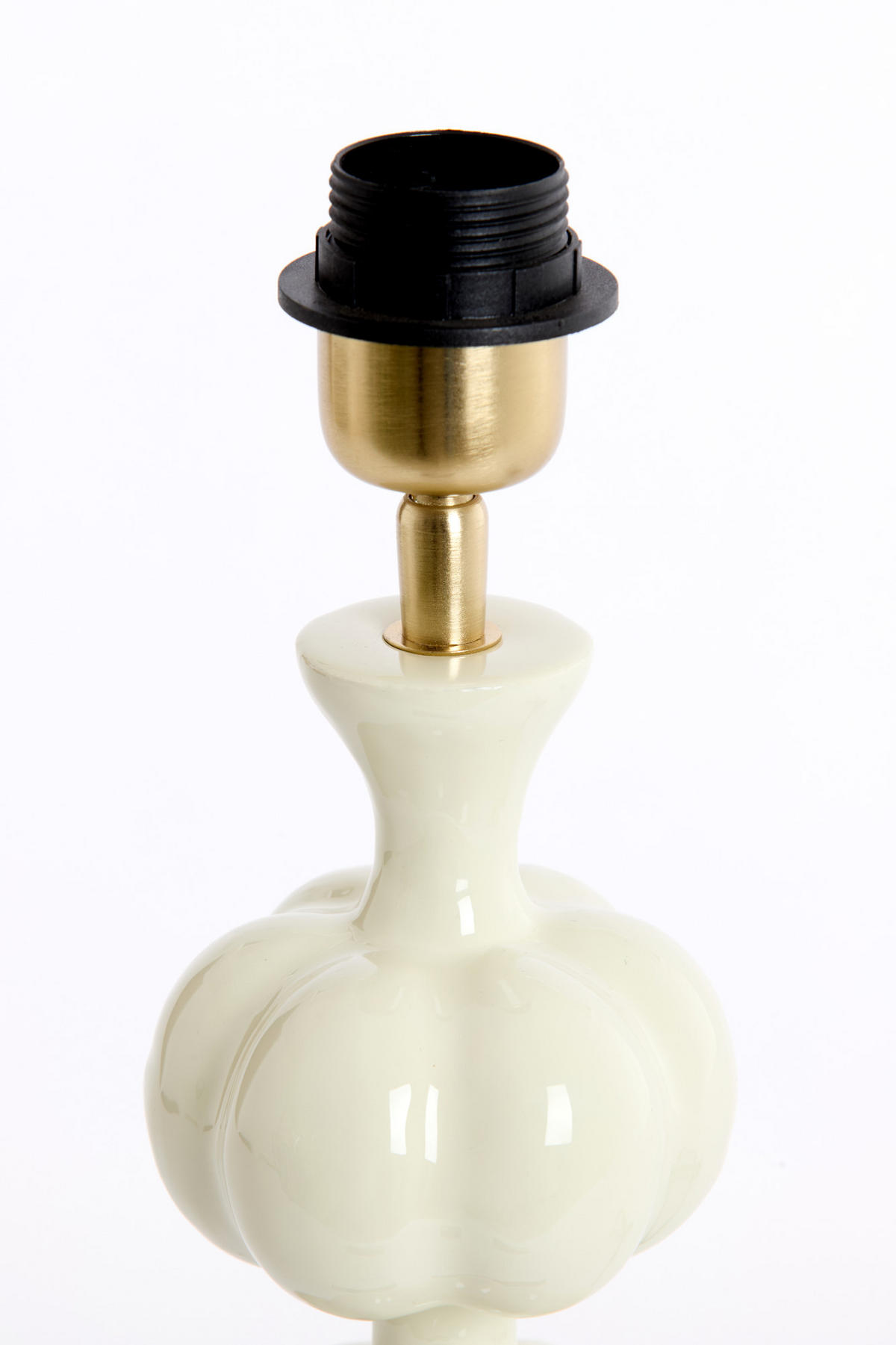 LAMPENFUSS Caldas Weiß Ø10/29 cm - Weiß, Metall (10/10/29cm) - Light & Living