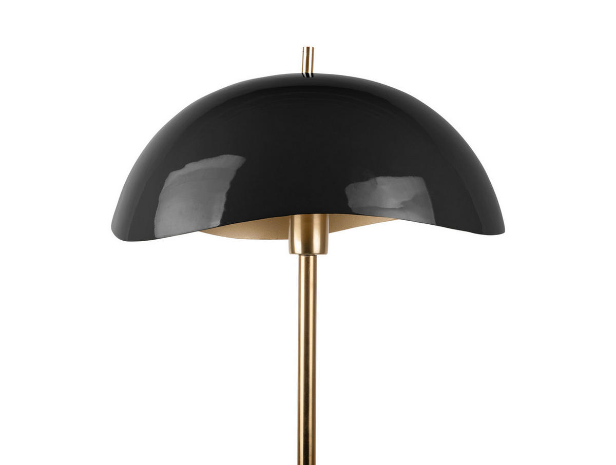 STEHLEUCHTE Waved 40/40/154 cm - Schwarz, Metall (40/40/154cm) - Leitmotiv