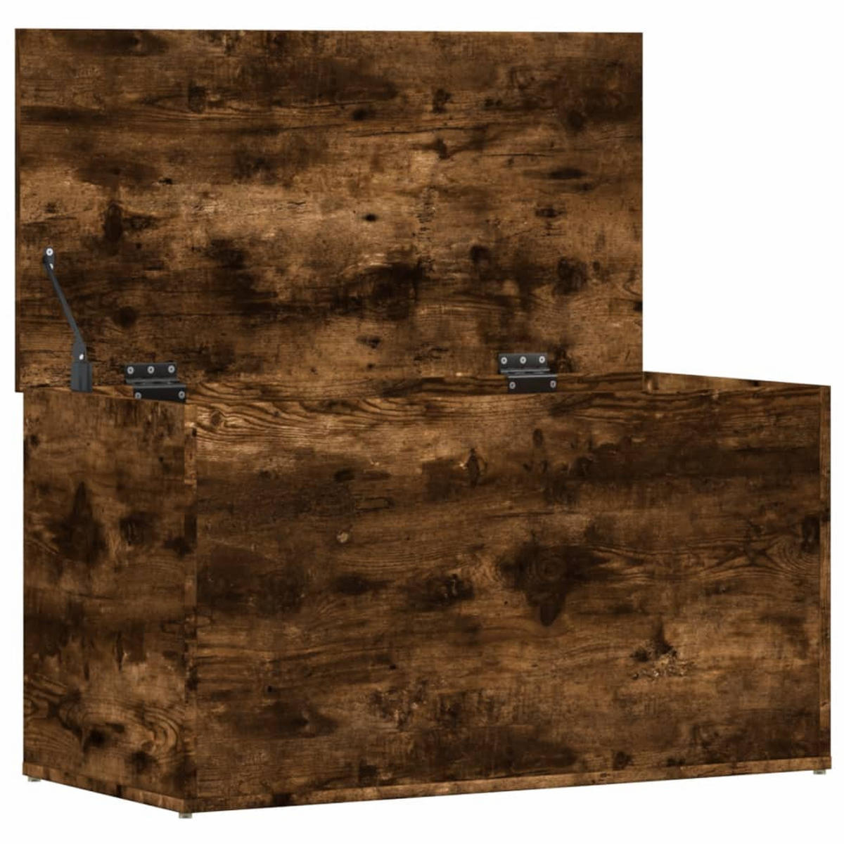 AUFBEWAHRUNGSTRUHE Räuchereiche 84/42/46 Cm Holzwerkstoff - Dunkelbraun, Holz (84/46/42cm) - vidaXL