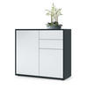 KOMMODE Ben Front in Weiß matt - Weiß, Holzwerkstoff (79/74/36cm) - Vladon