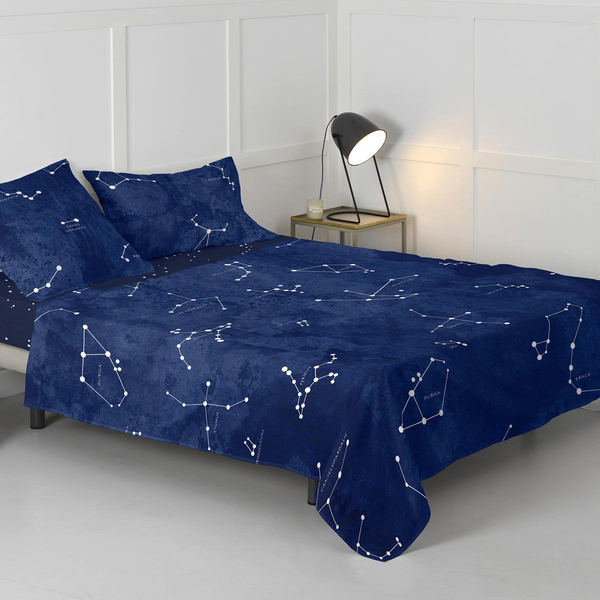 OBERBETTLAKEN cosmos 180x270 cm mehrfarbig - Multicolor, Textil (180/270cm) - Happy Friday