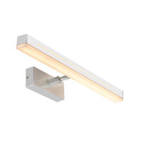 WANDLEUCHTE Otis - Silber - 60/7.5 cm - Silberfarben, Kunststoff (60/7.5/7.5cm) - Nordlux