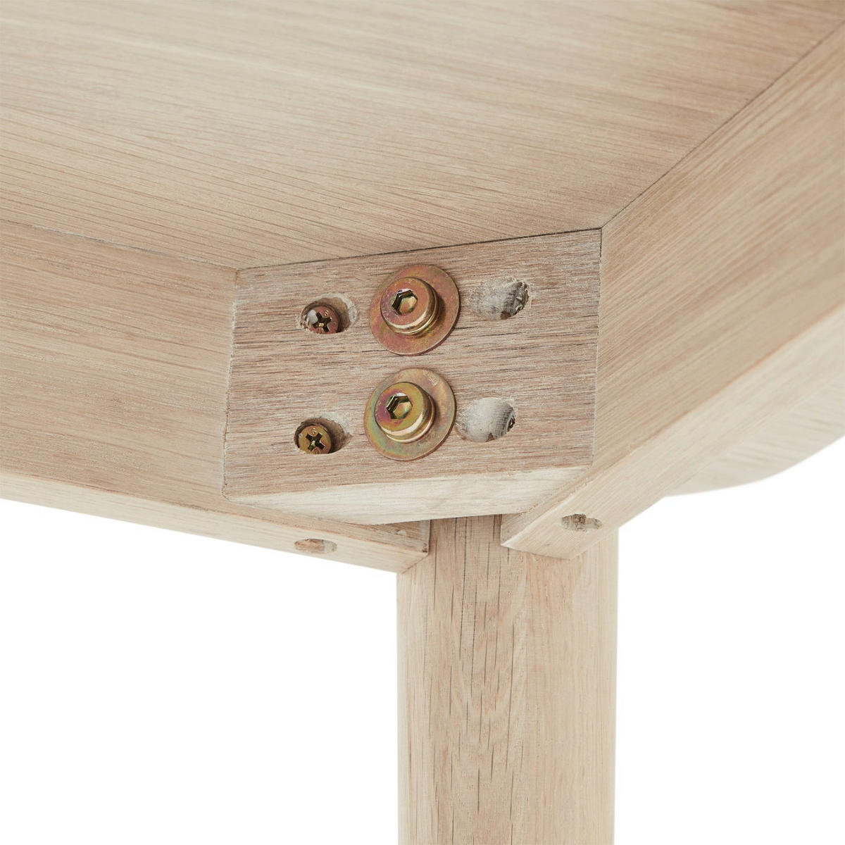 COUCHTISCH rechteckig Eiche massiv 70/125/52 cm - Beige, Holz (70/125/52cm) - Furnhouse