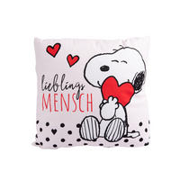ZIERKISSEN The Peanuts Snoopy Lieblingsmensch 30 x 30 cm - Multicolor, Textil (30/30/10cm) - United Labels